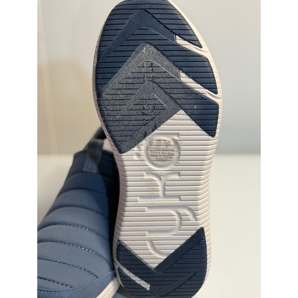 Ryka Pursuit Quilted Slip-Ons Citadel Blue Walking‎ Sneakers Women Size 7 NEW - Picture 4 of 7